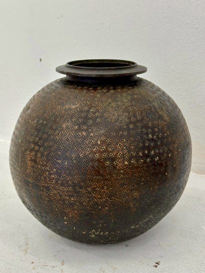 Antique Brass Pot