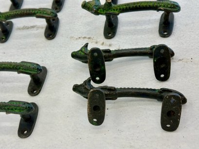 Brass Door Handles Set of 2