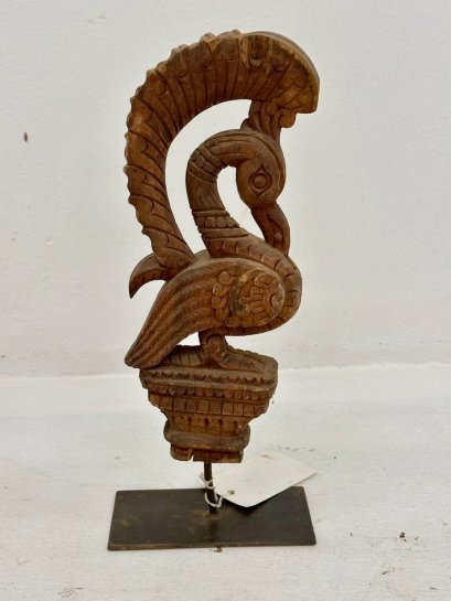 Antique Wooden Peacock