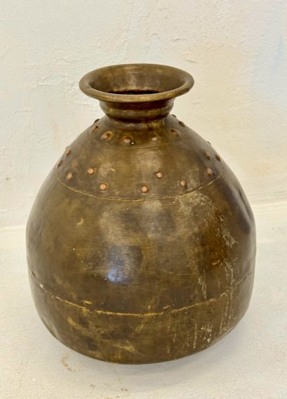 Antique Brass Pot