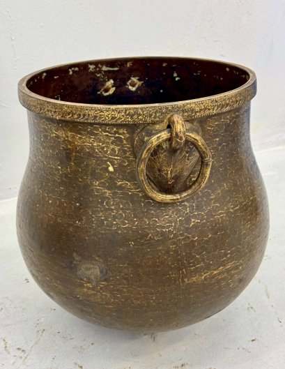 Antique Brass Pot