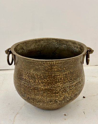 Antique Brass Pot