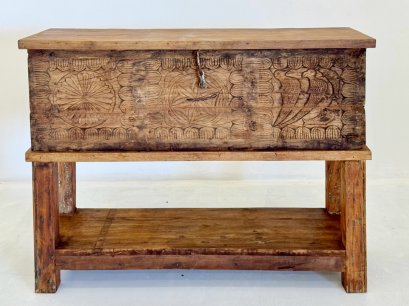Antique Wooden Console Box