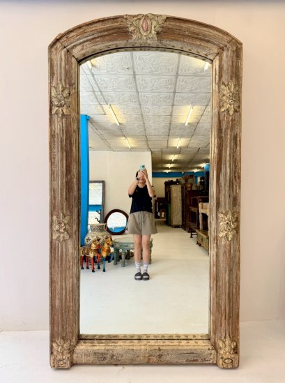 Antique Wooden Mirror