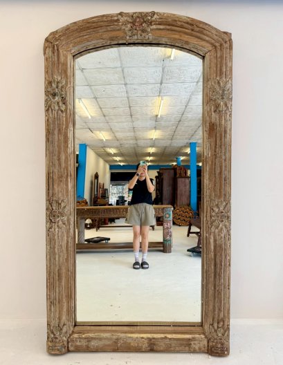 Antique Wooden Mirror