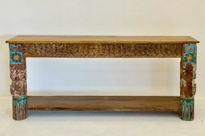 Antique Wooden Console Table