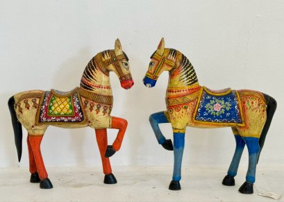 Wooden Painted Horse