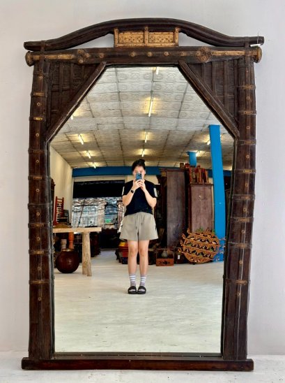 Antique Wooden Mirror