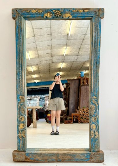 Antique Wooden Mirror