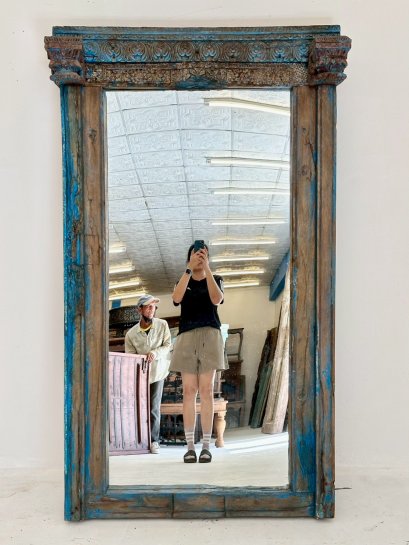 Antique Wooden Mirror