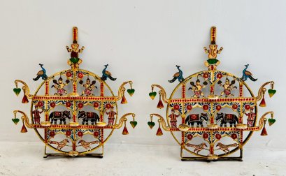 Painted Candle Stand