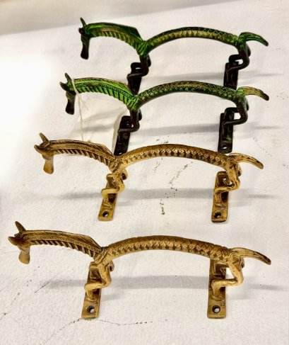 Brass Door Handles Set of 2