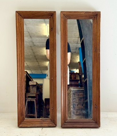 Antique Wooden Mirror
