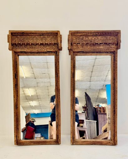 Antique Wooden Mirror