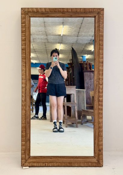 Antique Wooden Mirror