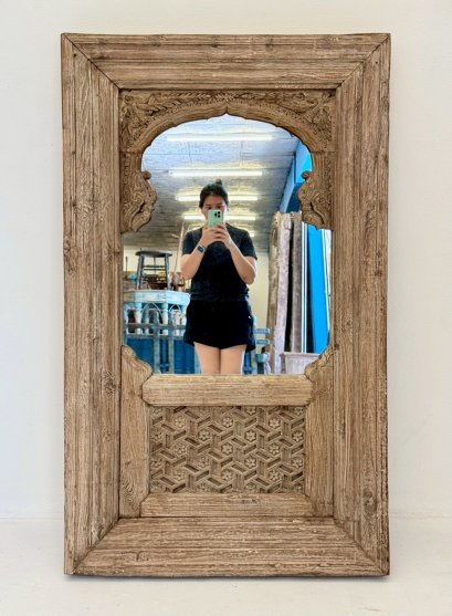 Antique Wooden Mirror