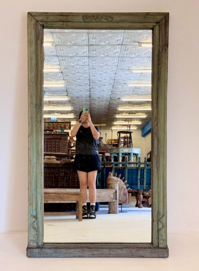 Antique Wooden Mirror