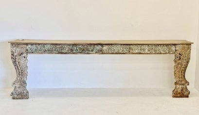 Antique Wooden Console Table