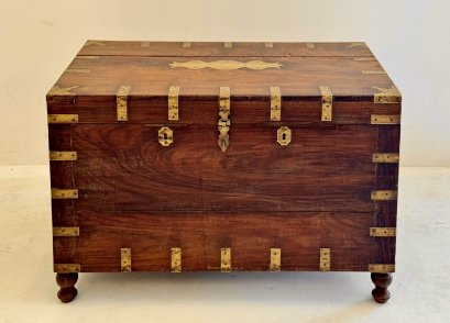 Antique Wooden Box Coffee Table