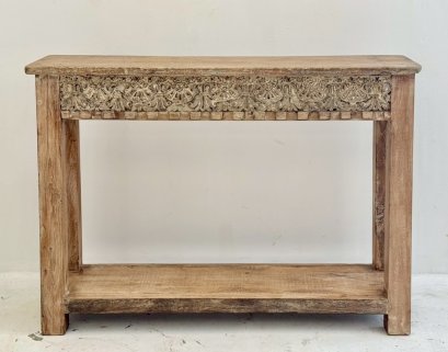 Wooden Console Table With Drawers