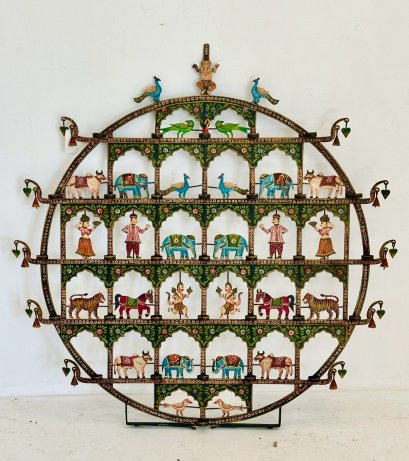 Painted Candle Stand