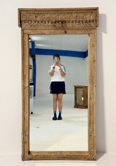 Antique Wooden Mirror