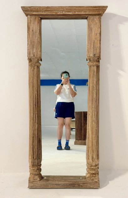 Antique Wooden Mirror