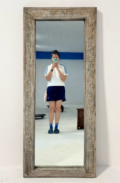 Antique Wooden Mirror