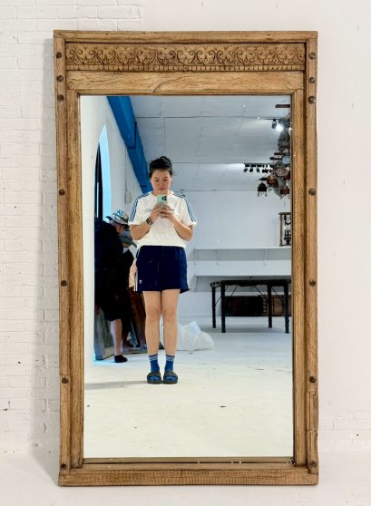 Antique Wooden Mirror