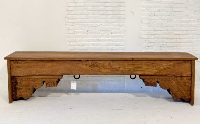 Antique Wooden Two Side Bench