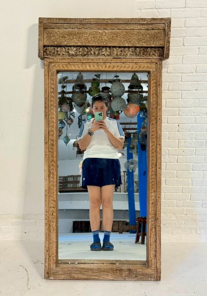 Antique Wooden Carved Mirror