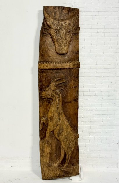 Antique Wooden Naga Panel