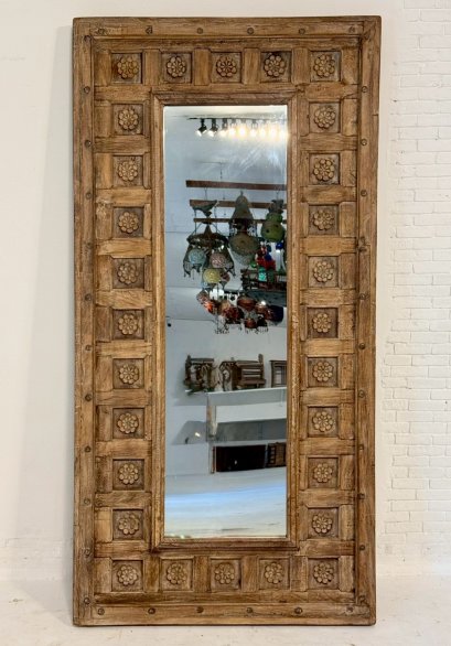 Antique Wooden Mirror