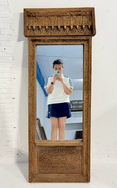 Antique Wooden Mirror