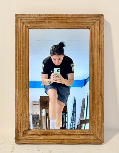 Antique Wooden Mirror