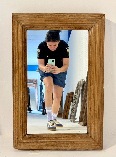 Antique Wooden Mirror