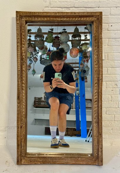 Antique Wooden Mirror