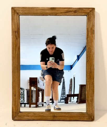 Antique Wooden Mirror