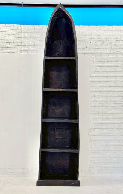 Antique Wooden Boat Rack