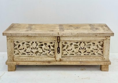 Antique Wooden Box Coffee Table