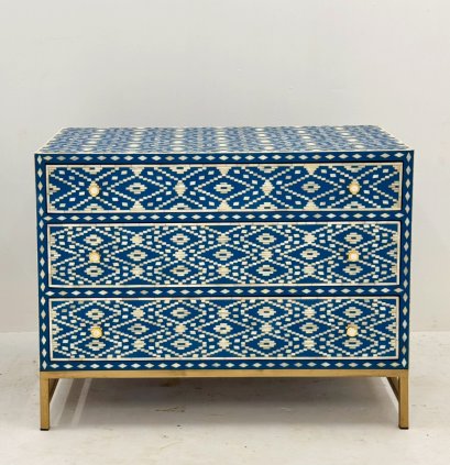 Bone Inlay Chest of Drawers