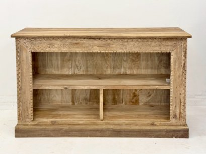 Bleach Display Shelves Cabinet with Carving