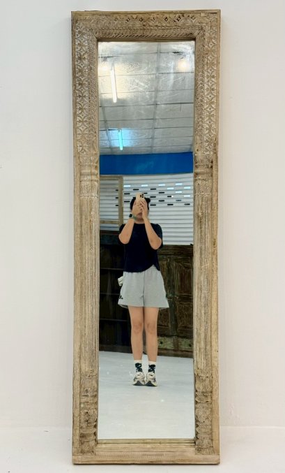 Antique Wooden Mirror