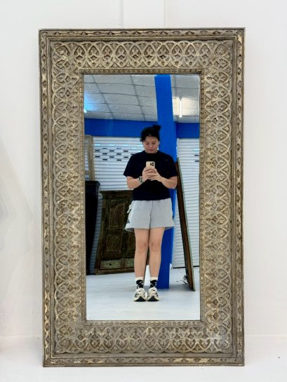 Antique Wooden Mirror
