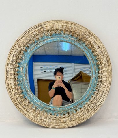 Antique Wooden Mirror