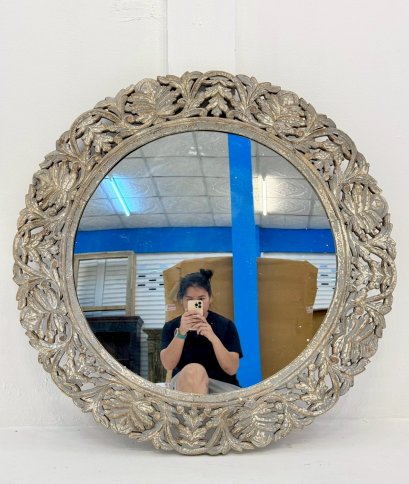 Antique Wooden Mirror
