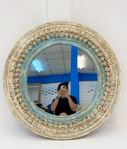 Antique Wooden Mirror