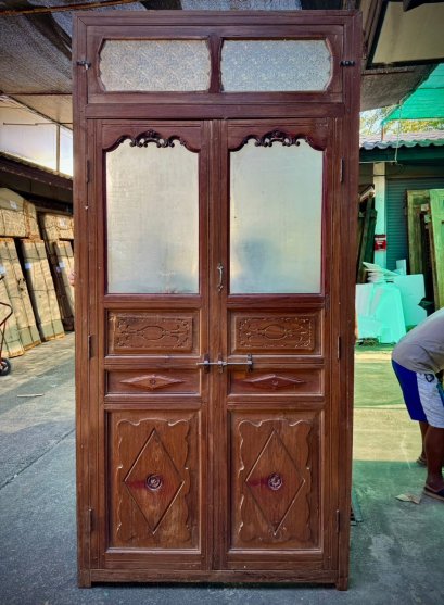 Main Entrance Door with Frosted Glass