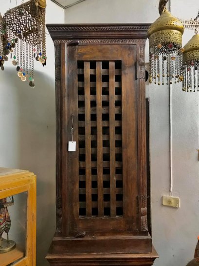 Dark Wooden Cabinet Single Door