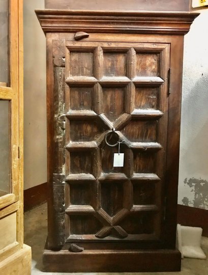 Dark Wooden Cabinet Single Door